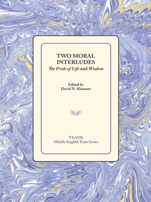 cover image of Two Moral Interludes